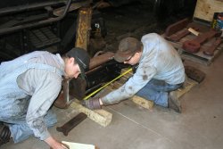 JD & Trevor prepare the draft gear