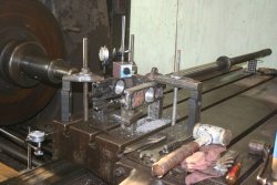 Machining the valve crosshead