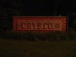 CRYS. Co. Sign in front of Barn 3