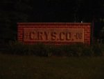 CRYS. Co. Sign in front of Barn 3 CRYS. Co. Sign in front of Barn 3