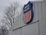 Union Pacific Sign on front of barn 3 Union Pacific Sign on front of barn 3