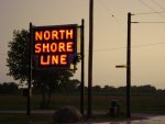 North Shore Line Sign @ Railroad Ave & Central Ave