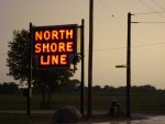 North Shore Line Sign @ Railroad Ave & Central Ave North Shore Line Sign @ Railroad Ave & Central Ave
