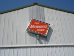 Milwaukee Road Sign on the South Side of Barn 9