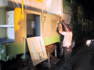 Highlight for Album: Illinois Terminal 1605 restoration work