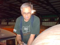 Jeff Nailing Roof Slats