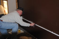 Kevin Kriebs scuffing conduit with Scotch-Briteâ¢ â