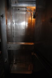 L&N Diner Galt House refrigeration unit being worked on - Photo by Shelly Vanderschaegen