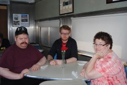 David, Rob, and Susan Stepek in the Birmingham - Photo by Shelly Vanderschaegen