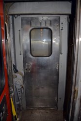 The closed door seen from inside the vestibule - Photo by Jon Habegger