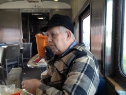 John McKelvey at lunch in the Birmingham - Photo by Michael McCraren