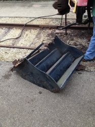 The steps on the pavement in Yard 5 - Photo by Michael McCraren