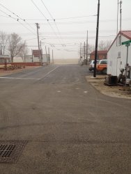 Looking west down Central towards Olson Rd. - Photo by Michael McCraren