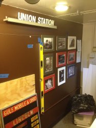 Work on the picture history of Union Station Chicago continues - Photo by Michael McCraren