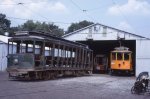 At the Magee Trolley Museum in 1967 - Joel Salomon Collection