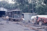 At the Magee Trolley Museum in 1967 - Joel Salomon Collection