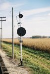 Signal 252 Eastbound. GRS Color Position Light, SP RR (Alton Line) Bloomington, IL