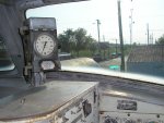 Speedometer and view out of the front, Andy Mueller Photo