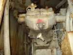 Air compressor on CNW 4160 Air compressor on CNW 4160