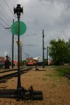 3142 crosses Central Ave and approaches the west wye switch