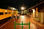 The platform at night