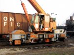 Frank running the Model 50 Burro Crane