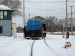 9255 making its way through the switches at Spaulding Tower