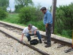 John and Roger testing a defect on the main