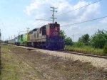SP1518,IT1605,METX308 w/freight train 07-14-07 SP1518,IT1605,METX308 w/freight train 07-14-07