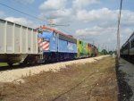 SP1518,IT1605,METX308 w/freight train 07-14-07 SP1518,IT1605,METX308 w/freight train 07-14-07