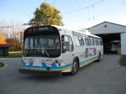 The first picture taken of the Edmonton BBC 181 as an operational coach at IRM - 10/24/2009.