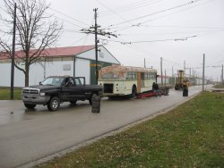 Between the Dodge locomotive and the forklift, the coach was unloaded without incident - 11/29/2009