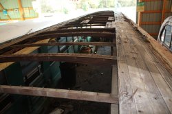 A view through the newly opened roof of the LA Brill 8002 10/09/10