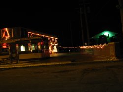 Diner patio.