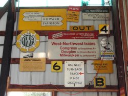 A sample of our many sign displays inside the barns (11/2005).