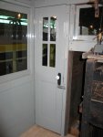 Restored front door installed