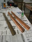 Fabricated new copper gutters for over motorman's windows.