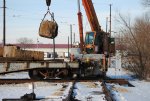 Scrap signal foundations at South Junction Jan 31, 10