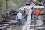 The work gang at 4 mile siding.