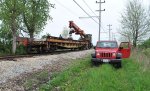 Work train on the mainline 5-14-11