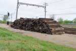 Used tie pile 5-14-11