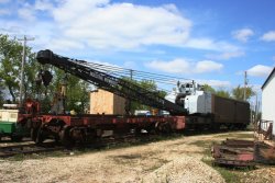 The department's Brownhoist mobile crane