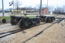 Trucks of the KCS tender arrived during the week