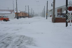 A bleak view of Main Street