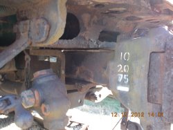 Steam line secured now to tighten the carrier iron bolts  12-12-12