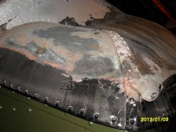 Another angle of work being accomplished on John Mcloughlin, Jan 2012 
