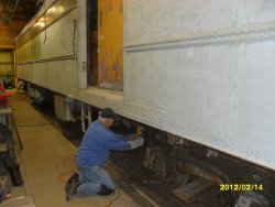 Even the trucks are needlechipped  We need paint  Feb 2012