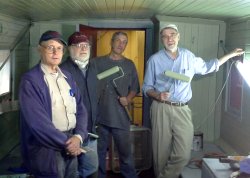 L to R Victor, Bill, Greg and Buzz. Love that 1950 pastel green.