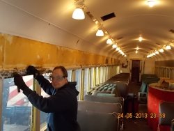 Mike Steigerwald scraping on RI 2612  Memorial Day