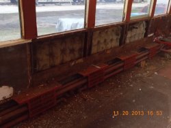 We removed a section of the corroded and rusty wall This along w/ four others will be replaced w/ new steel DSCN0690